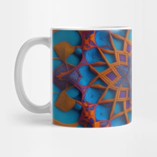 Kaleidoscope of geometric patterns Mug